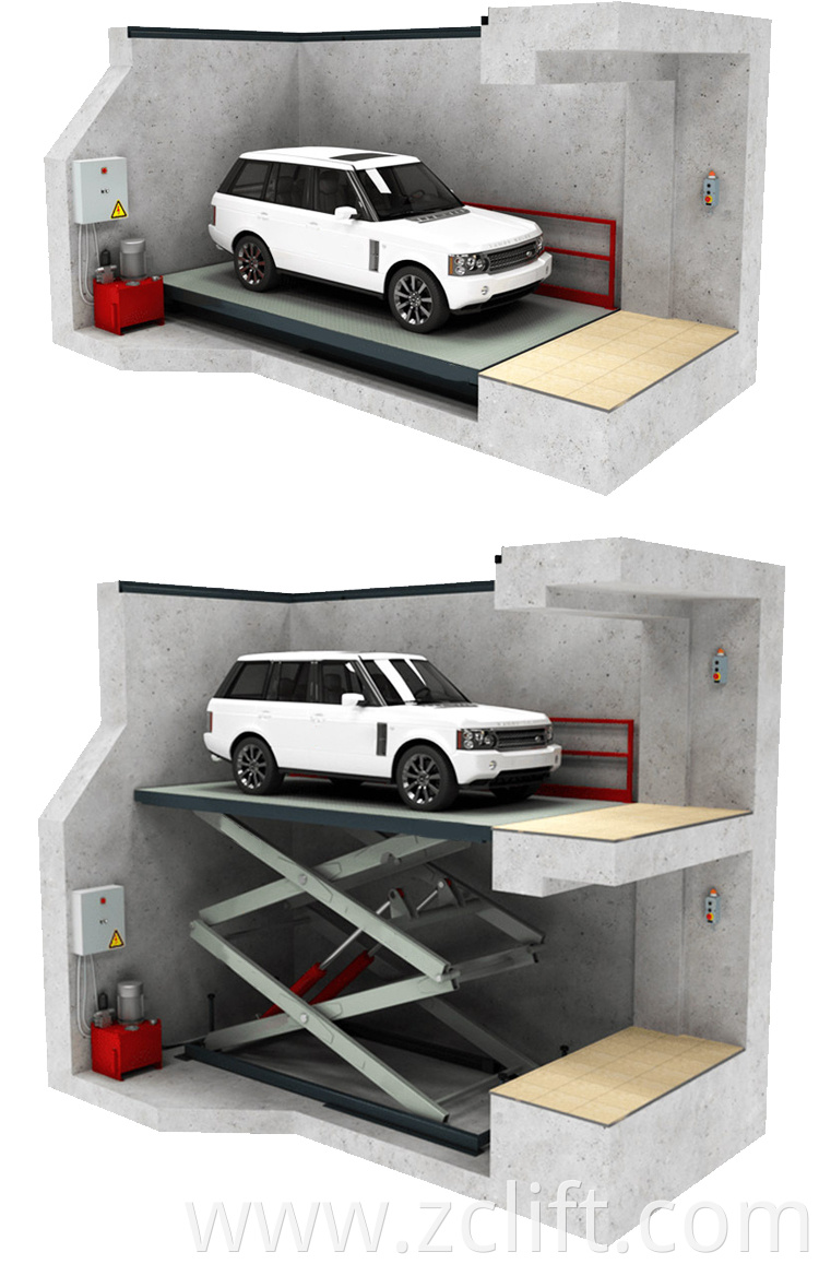 Car Scissor Lift Table